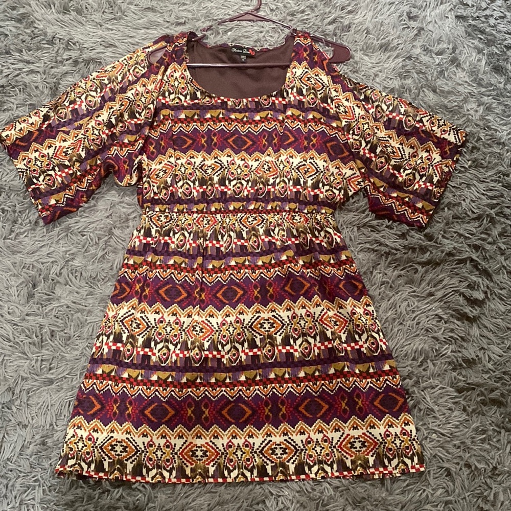 Open shoulder party dress